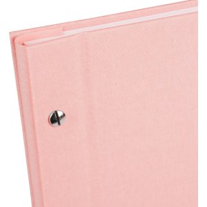 screw bound photo album Bella Vista rose 30x25 cm white sides