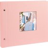 screw bound photo album Bella Vista rose 30x25 cm white sides