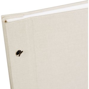 screw photo album Bella Vista sandgray 30x25 cm white sides