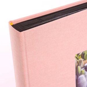 Photo album Bella Vista rosé 30x31 cm black sides