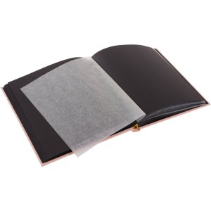 Photo album Bella Vista rosé 30x31 cm black sides