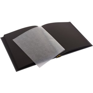 Photo album Bella Vista gray 30x31 cm black sides