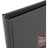 Photo album Bella Vista gray 30x31 cm black sides