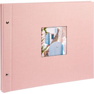 screw photo album Bella Vista rosé 39x31 cm black...