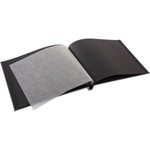 screw photo album Bella Vista gray 39x31 cm black sides