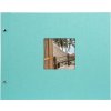 screw album Bella Vista aqua 39x31 cm white sides