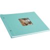 screw album Bella Vista aqua 39x31 cm white sides