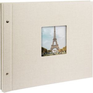 screw album Bella Vista sandgray 39x31 cm white sides