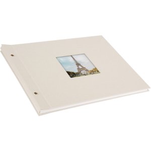 screw album Bella Vista sandgray 39x31 cm white sides