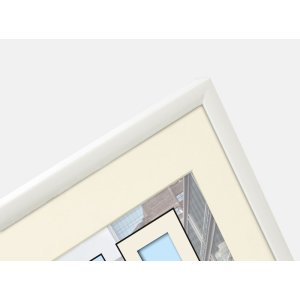 Plastic frame Puro 13x18 cm white