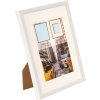 Plastic frame Puro 13x18 cm white