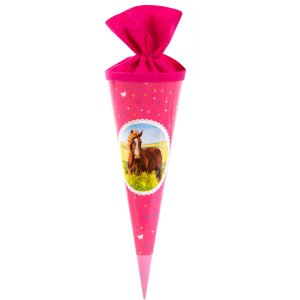 School Cone 35 cm Love of horses