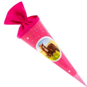 School Cone 35 cm Love of horses