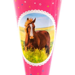 School Cone 35 cm Love of horses