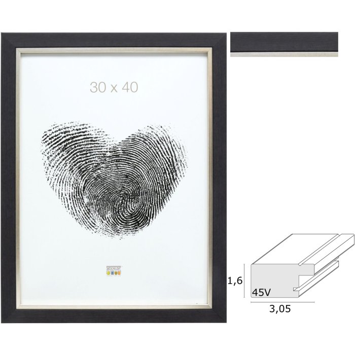 photo frame grey resin S45VF