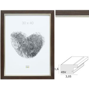 photo frame brown resin S45VH