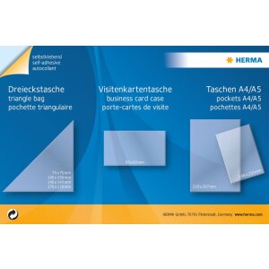 Herma Triangular pouches 75 x 75 mm, 100 pieces