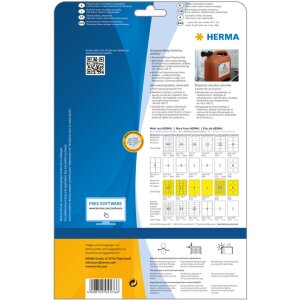 Herma SPECIAL Weatherproof film labels A4, 105,0 x 148,0 mm, white, extremely strong adhesion, removable