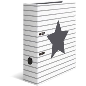 Herma Motif file A4 stars - white striped