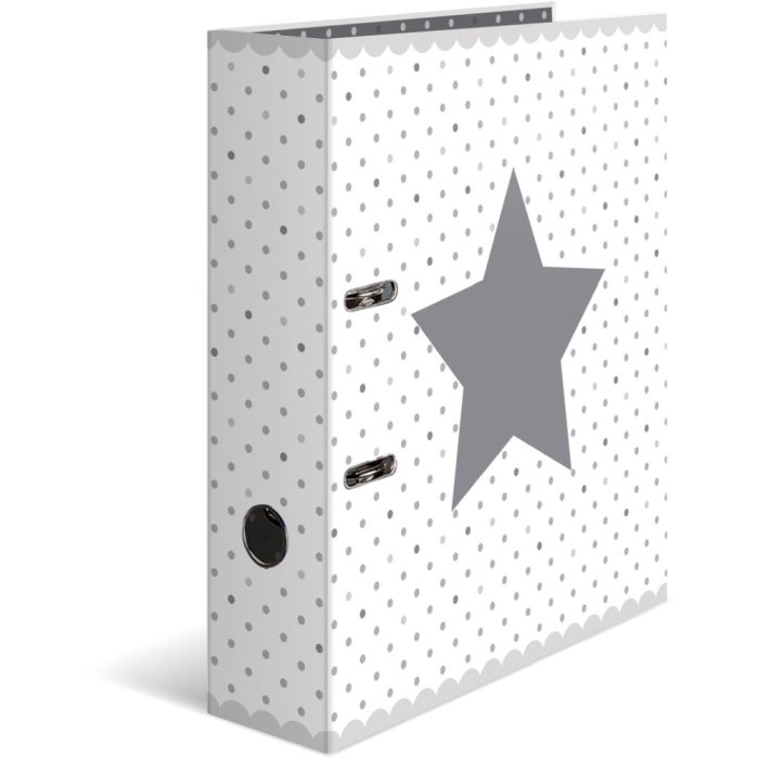 Herma Motif file A4 stars - white dotted