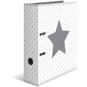 Herma Motif file A4 stars - white dotted