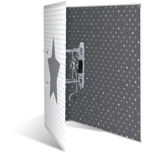 Herma Motif file A4 stars - white dotted