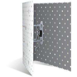 Herma Motif file A4 stars - white with grey stars