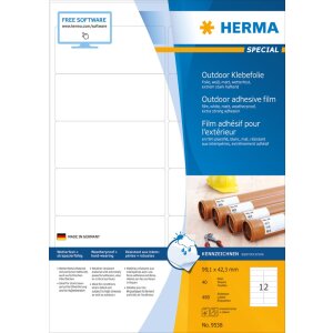 Herma SPECIAL Weatherproof outdoor film labels A4, 99,1 x...