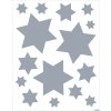 Herma DECOR Window decoration stars silver