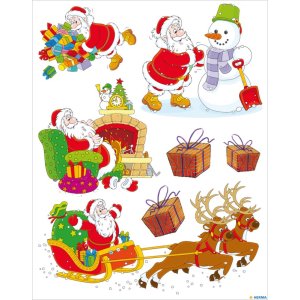 Herma DECOR Window decoration merry Santa Claus