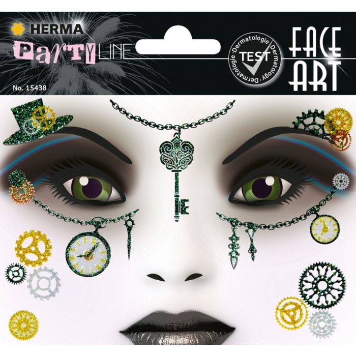 Herma FASHIONLine Face Art Stickers Steampunk Amelia