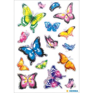 Herma MAGIC Sticker butterflies with 3D Wings