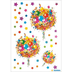 Herma MAGIC Sticker Flower Love with strass