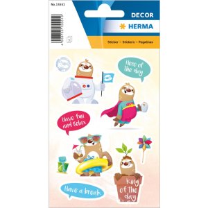 Herma DECOR Stickers Kasimir - the King of the day