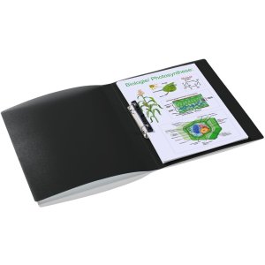 Herma Ring binder A4 translucent black