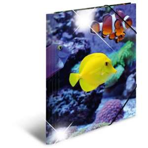 Herma Elasticated folder glossy animals A4 PP fish