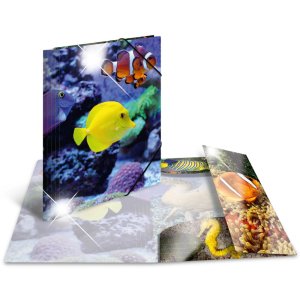 Herma Elasticated folder glossy animals A4 PP fish