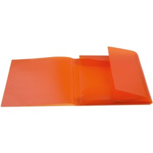 Herma Elasticated folder A4 PP translucent orange