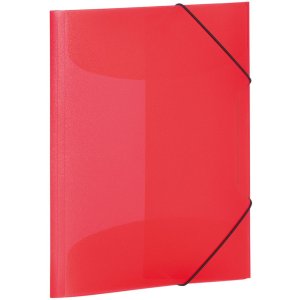 Herma Elasticated folder A3 PP translucent red