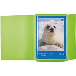 Herma Elasticated folder A3 PP translucent light green