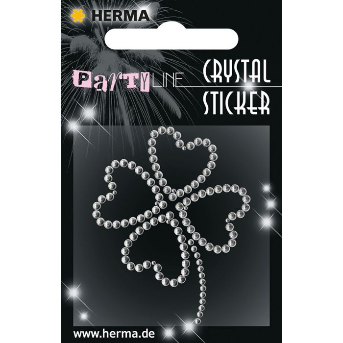 Herma FASHIONLine Crystal stickers cloverleaf