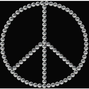 Herma FASHIONLine Crystal stickers peace