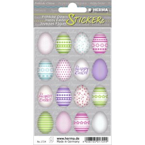 Herma DECOR Stickers Happy Easter colourful eggs