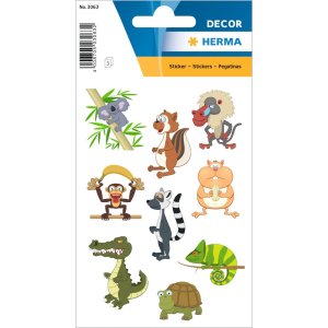 Herma DECOR Stickers zoo animals