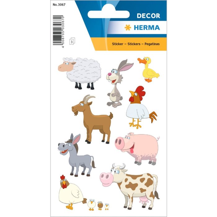 Herma DECOR Stickers favourite animals