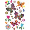 Herma MAGIC Stickers butterfly diversity, glittery foil