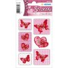 Herma MAGIC Stickers rose heart, silk