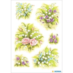 Herma DECOR Stickers bouquets lily of the valley