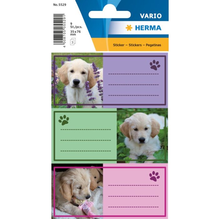 Herma VARIO Book labels dogs