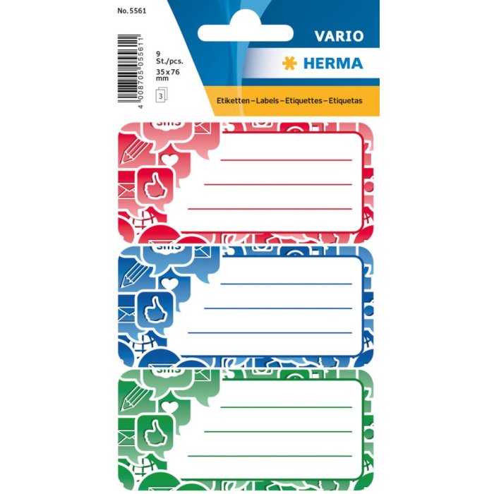 Herma VARIO Book labels Social Icons